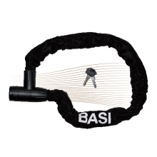 BASI ZR1202 kulcsos láncos kerékpárzár 1x90cm fekete BASI ZR1202 kulcsos láncos kerékpárzár 1x90cm fekete