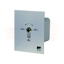 EFFEFF 1142-11 key switch, changeover, flush mounting