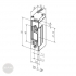EFFEFF 16WKRRE water resistant electric strike 10-24V AC/DC universal dimensional drawing EFFEFF 16WKRRE water resistant electric strike 10-24V AC/DC universal dimensional drawing