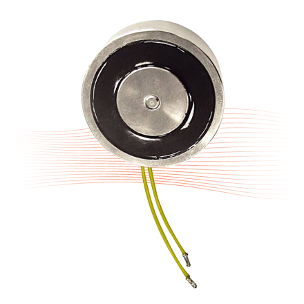 EFFEFF 858BC ajtótartó elektromágnes 1800N, csatlakozó oldalra/hátra állítható