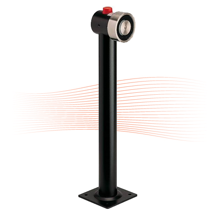 EFFEFF 858BW4U ajtótartó elektromágnes 1800N padló 350mm, fal 407mm, megszakító