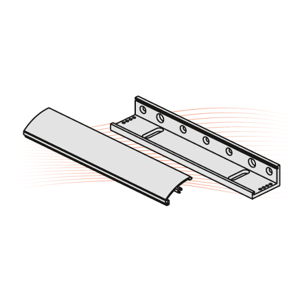 EFFEFF MAGAC L300 Montagewinkel, L-förmig, mit Haube