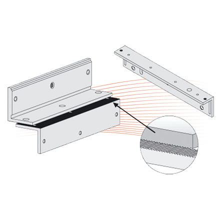 EFFEFF MAGAC Z300 Montagewinkel, Z-förmig Edelstahl Maßzeichnung