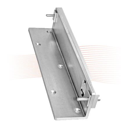 EFFEFF 828-7 screw-down angle, adjustable, L-shaped, for flush mounting doors