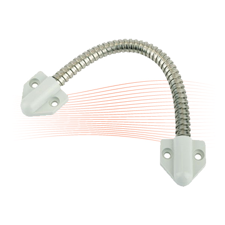 EFFEFF 10318-40 Kabelübergang, für offene Montage, Messing, vernickelt, 40 cm