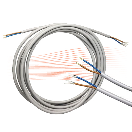 EFFEFF 760-14 cable for electric strikes, 4,5 m, 2-wire