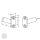 EFFEFF 030210.16 flush mounting round reed contact, no, closer, tamper-proof, with cable, 6 m, VdS B dimensional drawing EFFEFF 030210.16 flush mounting round reed contact, no, closer, tamper-proof, with cable, 6 m, VdS B dimensional drawing