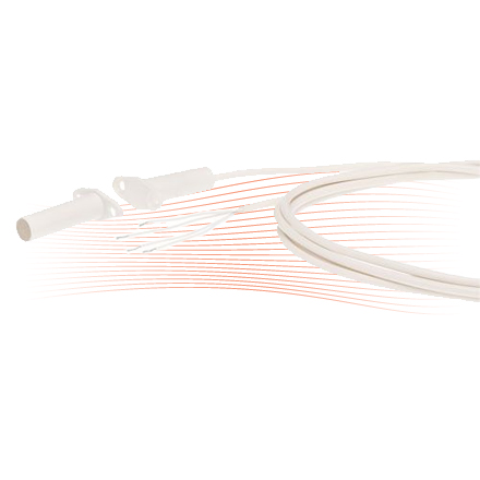 EFFEFF 10382U-6 Unterputz Flansch-Reedkontakt, Wechsler, mit Kabel, 6 m