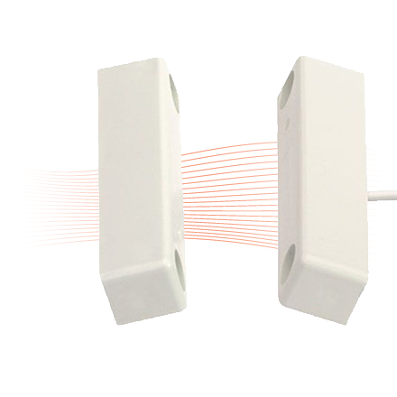 EFFEFF 10365-6------00 surface mounting block reed contact, no, closer, with cable, 6 m