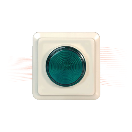 EFFEFF 1050G light signal, green, 12V flush mounting
