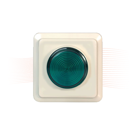 EFFEFF 1050G light signal, green, 24V flush mounting