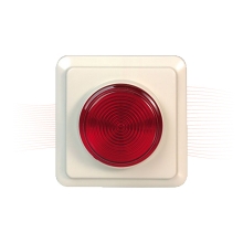 EFFEFF 1050R ellenőrző lámpa, piros, 12V süllyesztett