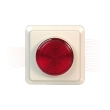 EFFEFF 1050R ellenőrző lámpa, piros, 12V süllyesztett