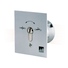 EFFEFF 1142-11-06 kulcsos kapcsoló LED fedél érintkezővel, süllyesztett