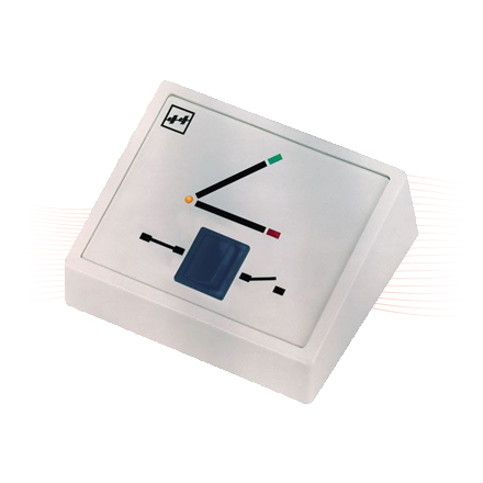 EFFEFF 7200-20------00 Sicherheitsschaltpult, 12/24V DC, RAL 9002, Pult