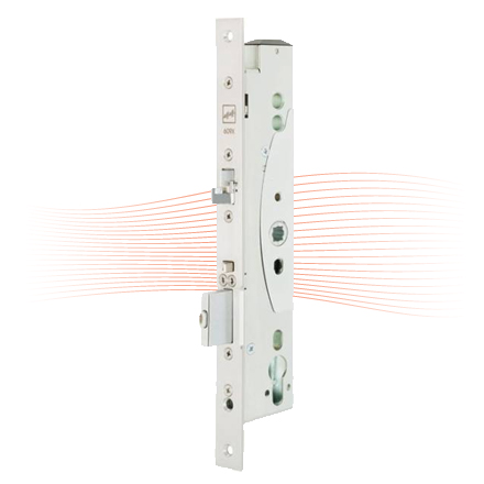 EFFEFF MEDIATOR 609-402PZ Sicherheitsschloss, 92/45/24, eckig