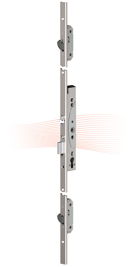 EFFEFF MEDIATOR 629X100PZ multi-point security lock, 92/30/24x6,5, u-shaped