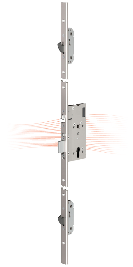 EFFEFF MEDIATOR 629X500PZ bevéső zár, 72/55/24x6,5, u-alakú