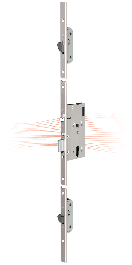 EFFEFF MEDIATOR 629X500PZ multi-point security lock, 72/55/24x6,5, u-shaped