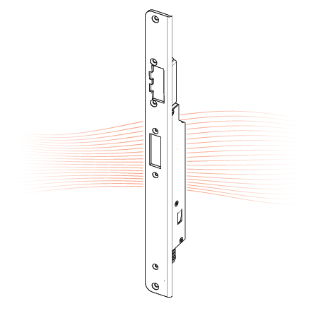 EFFEFF MEDIATOR 65-32 Elektro-Türöffner 12V DC, mit Winkelschließblech, rechts