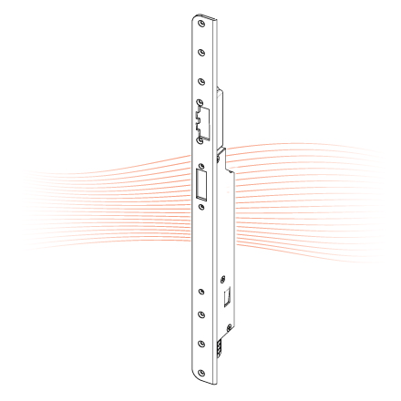 EFFEFF MEDIATOR 65-64 Elektro-Türöffner 12V DC, mit Renovierungswinkelschließblech, rechts