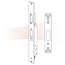EFFEFF MEDIATOR 65M-30 electric strike 12V DC, with flat striking plate, universal EFFEFF MEDIATOR 65M-30 electric strike 12V DC, with flat striking plate, universal