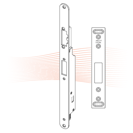 EFFEFF MEDIATOR 65M-60 electric strike 12V DC, kerek with striking plate, universal