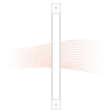 EFFEFF Z09-DBRR5 Distanzblech 300x24x5