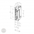 EFFEFF 118S05 Rauchschutz-Türöffner 10-24V AC/DC universal Maßzeichnung EFFEFF 118S05 Rauchschutz-Türöffner 10-24V AC/DC universal Maßzeichnung