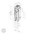 EFFEFF 118S05R Rauchschutz-Türöffner 10-24V AC/DC universal Maßzeichnung EFFEFF 118S05R Rauchschutz-Türöffner 10-24V AC/DC universal Maßzeichnung