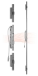 EFFEFF 819-34 elektromechanische Mehrfachverriegelung, 12V DC, 92/35/24, D EFFEFF 819-34 elektromechanische Mehrfachverriegelung, 12V DC, 92/35/24, D