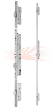 EFFEFF 529X multi-point security motor lock, 12-24V DC, 92/30/24