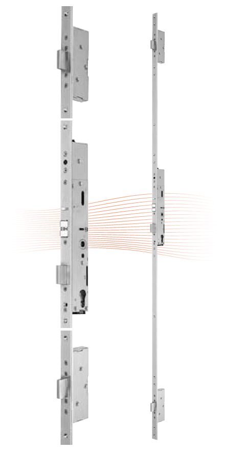 EFFEFF 519L42 Sicherheits-Motorschloss, 24V 100%ED, 92/35, D