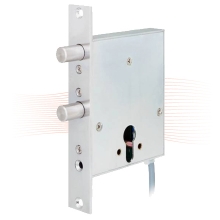 EFFEFF 5525 elektromotoros dupla ajtóretesz, 12V DC, 55 EFFEFF 5525 elektromotoros dupla ajtóretesz, 12V DC, 55