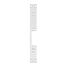 EFFEFF 608 kl short flat security striking plate, left chromed EFFEFF 608 kl short flat security striking plate, left chromed