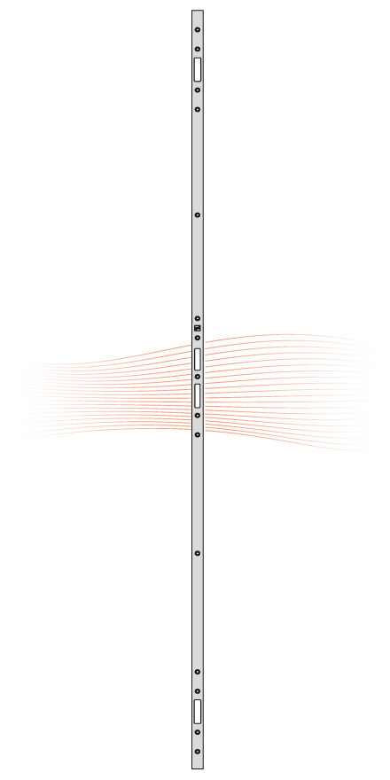 EFFEFF 819ZBS17 Schließblech 176/2 mm