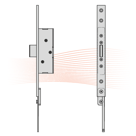 EFFEFF 819ZBV273 striking plate 270/3 mm