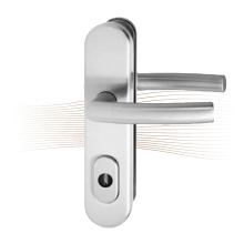 EFFEFF 809ZB05-35 security escutcheon, H-H 92, stainless steel EFFEFF 809ZB05-35 security escutcheon, H-H 92, stainless steel