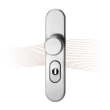 EFFEFF 509ZB03-35 security outer escutcheon, G 72, stainless steel