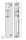 EFFEFF 809iW066 Winkelschließblech 250x25x2, Edelstahl, rechts Maßzeichnung