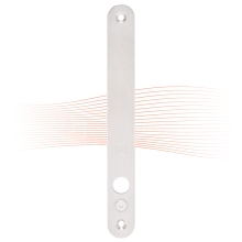 EFFEFF 843-3 long striking plate, with magnet, stainless steel
