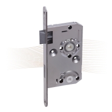 BASI ES 935-3 mortise lock  toilet left-right, with rounded face plate