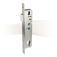 BASI ES-948, tubular frame mortise lock, left-right, 25 mm, 245/24 with stainless steel face plate BASI ES-948, tubular frame mortise lock, left-right, 25 mm, 245/24 with stainless steel face plate