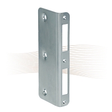 BASI RWS 100 bracket repair striking plate 160x20x58x1,8, rounded BASI RWS 100 bracket repair striking plate 160x20x58x1,8, rounded