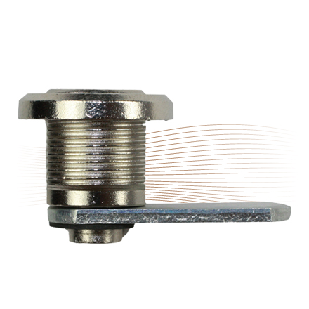 BASI HS 313 cam lock, with nut, Burg