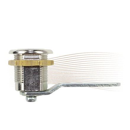 BASI HS 347 Hebelschloss, mit Mutter, für Albert Briefkästen