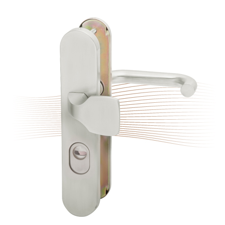 BASI SB 5000 SK2 ZA Schutzbeschlag, K-D 38-44/10-18/72, abgerundet Alu natur